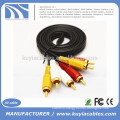 Good quality 3rca to 3rca video audio cable Made in China